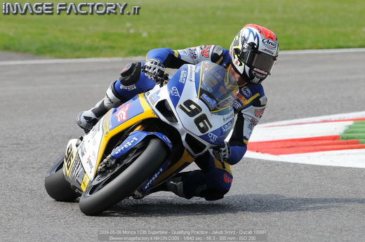 2009-05-09 Monza 1236 Superbike - Qualifyng Practice - Jakub Smrz - Ducati 1098R